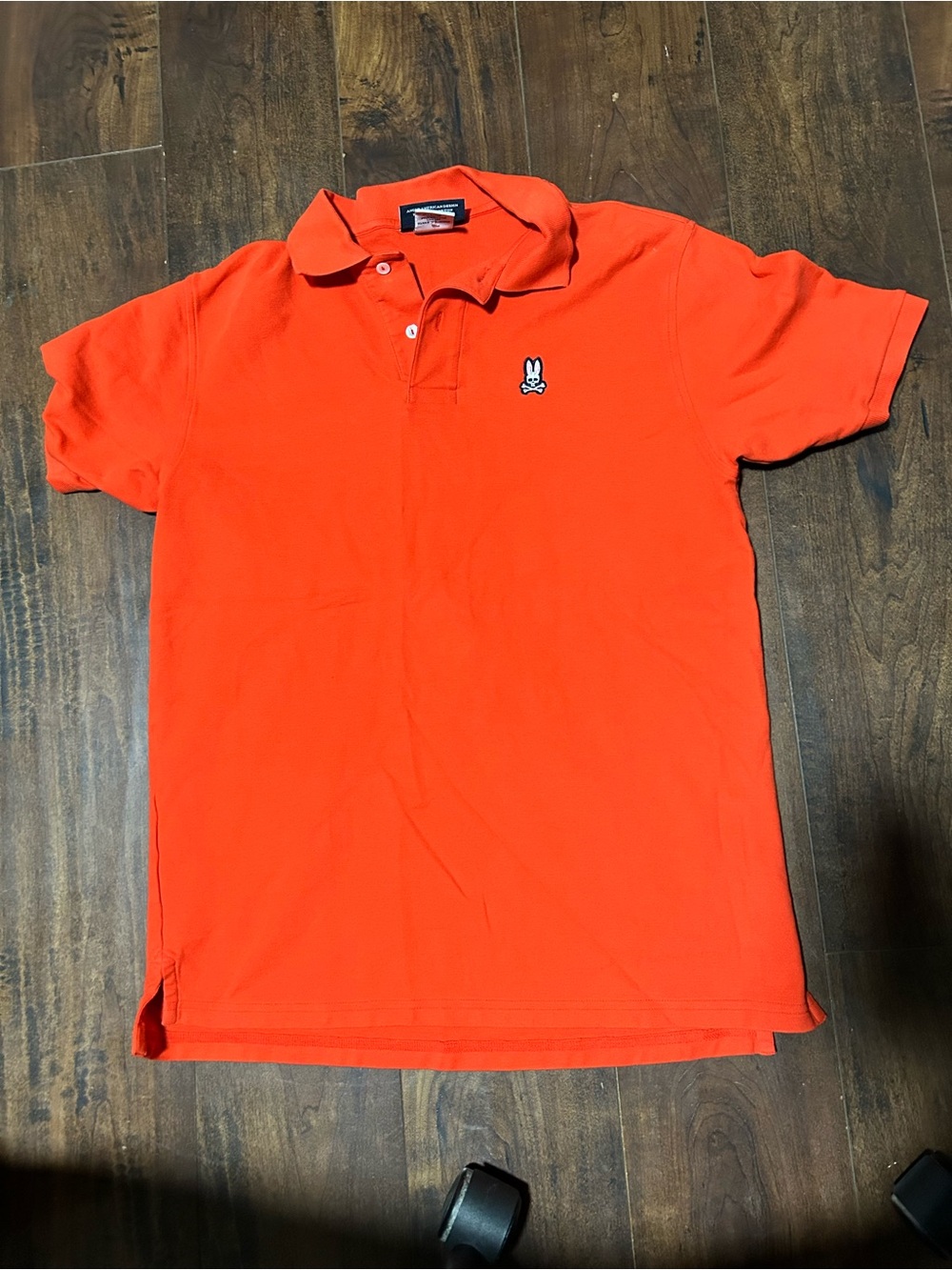 Psycho Bunny Bright Orange Short-Sleeve Polo